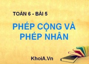 Tính chất của phép cộng và phép nhân - Toán 6 bài 5